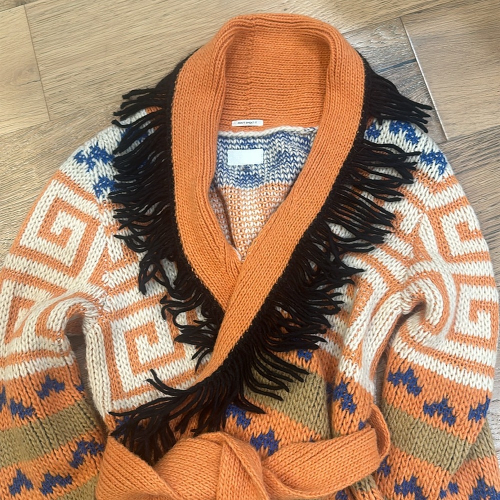 MOTHER belted cardigan wrap - Picture 5 of 5